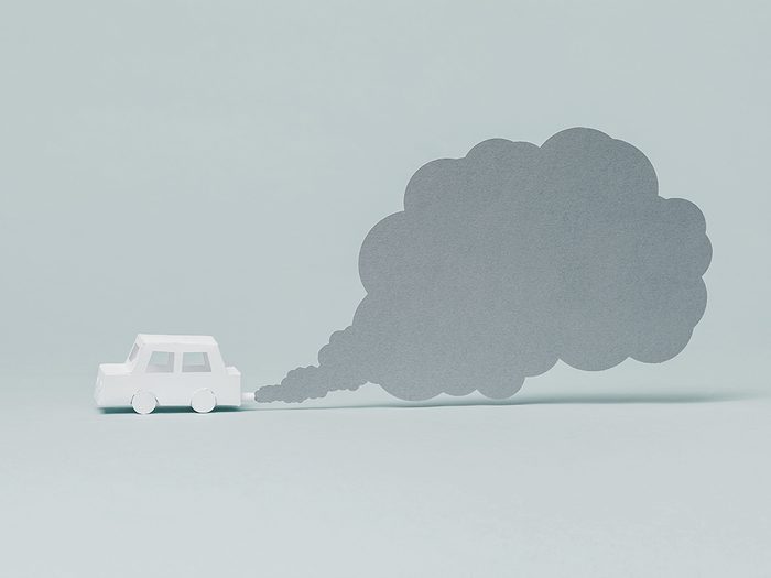 Pollution Athmospherique Illustration Auto