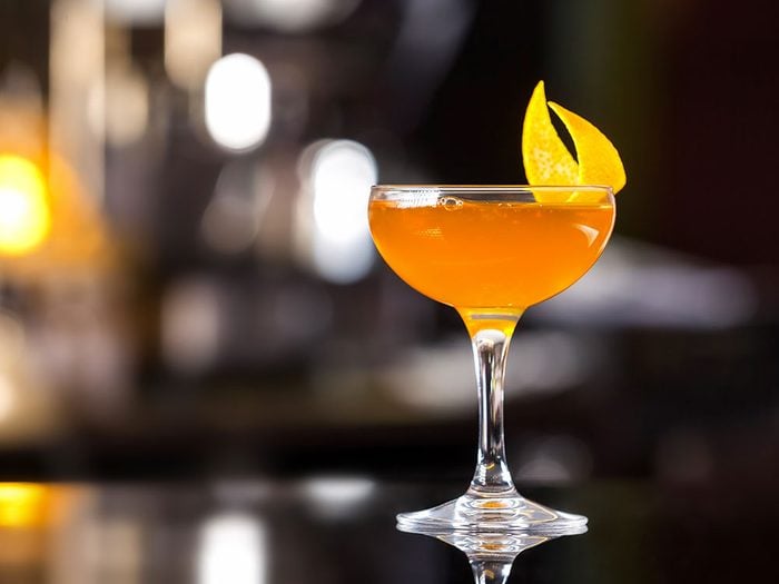 Cocktail orange et panais.