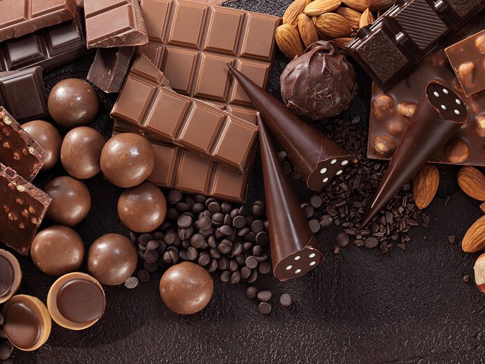 Les bienfaits du chocolat: il est riche en antioxydants.