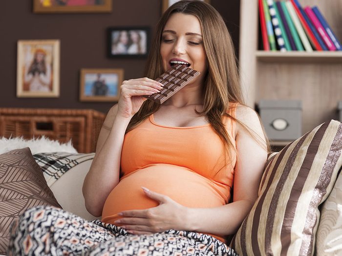 Les bienfaits du chocolat: il pourrait prévenir les complications de la grossesse.