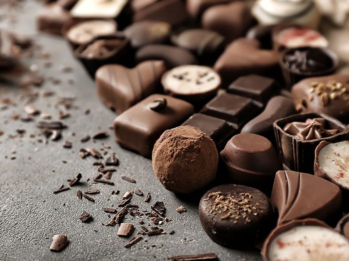 Les bienfaits du chocolat: il pourrait soulager la douleur.