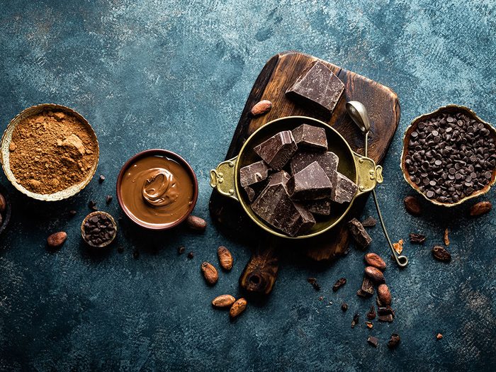 Les bienfaits du chocolat: il contribue à prévenir la cardiopathie.