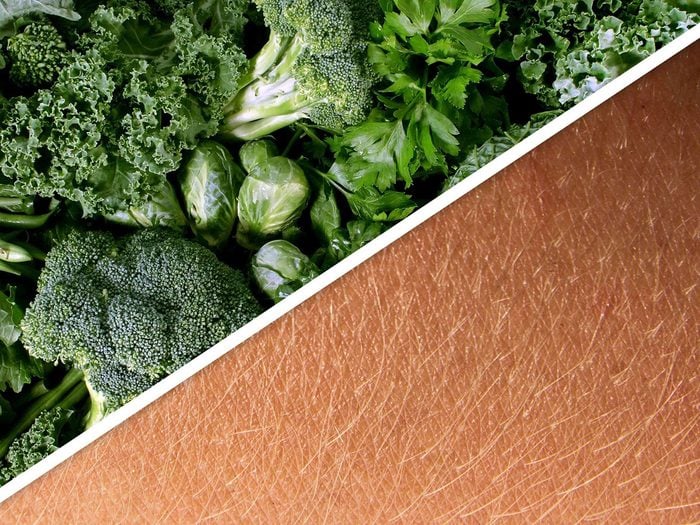 Éviter les légumes fait partie des habitudes quotidiennes qui détruisent la peau.