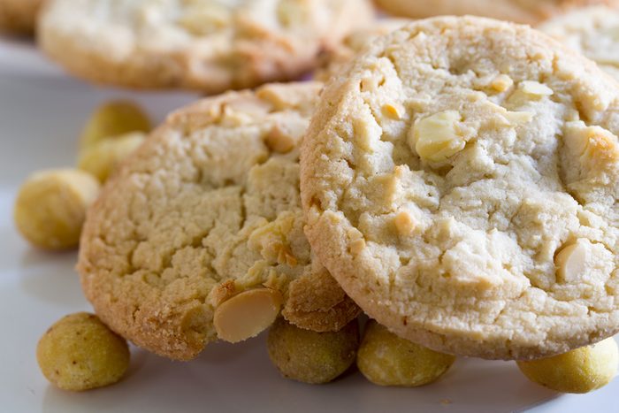 Une recette santé de biscuits aux noix de Macadam.