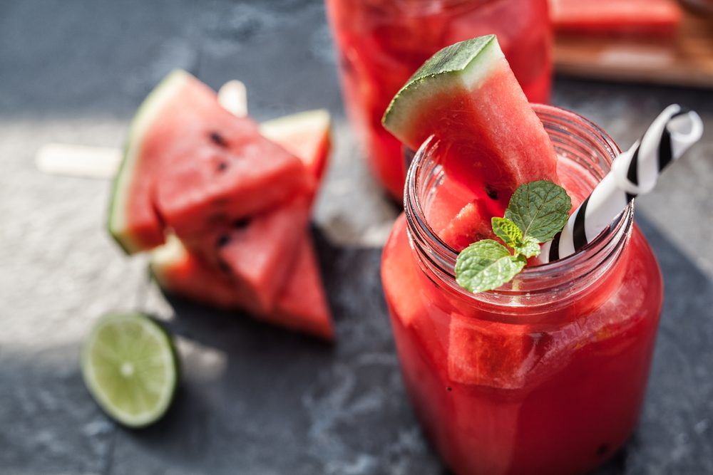 A watermelon smoothie for weight loss