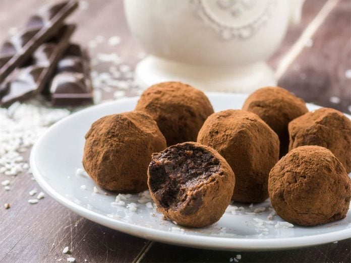 Recettes pour la Saint Valentin: des truffes aztèques aphrodisiaques.