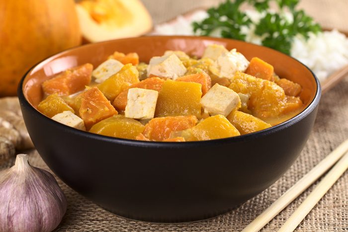 Une recette de curry végétarien pour diabétiques.