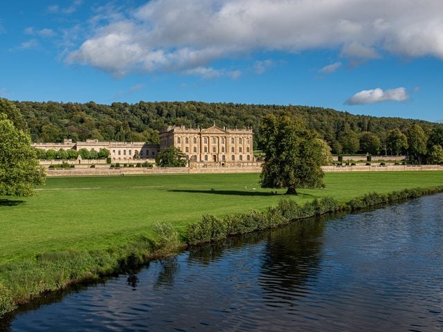Chatsworth,house,in,the,peak,district,,england.,image,taken,from