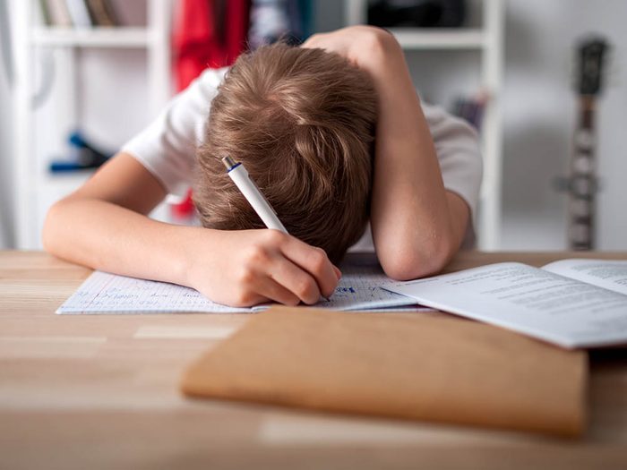 La rentrée scolaire peut être une source de stress pour les enfants.