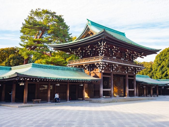 Tokyo,,japan, ,february,16,,2015:,meiji,shrine,located,in