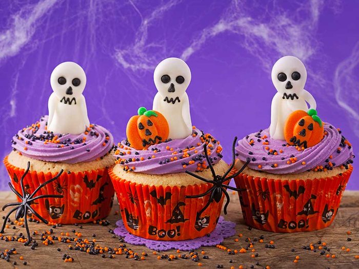 Cupcake monstrueux pour l'Halloween.