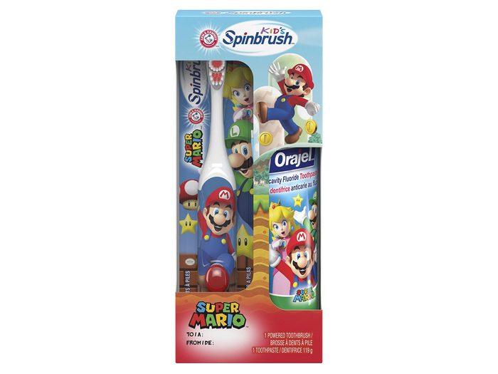 Cette brosse à dents Super Mario est un excellent cadeau pour les enfants