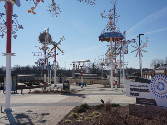 Les moulins  vent de l'artiste Vollis Simpson sont une merveille des tats-Unis