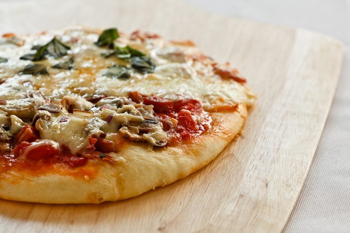 Une recette santé de pizza-minute