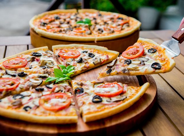 Une recette de pizza aux olives