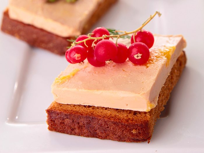 Recette pour la Saint-Valentin: foie gras au pain d'épices.