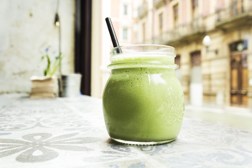 A mint-kiwi smoothie to lose weight without depriving yourself