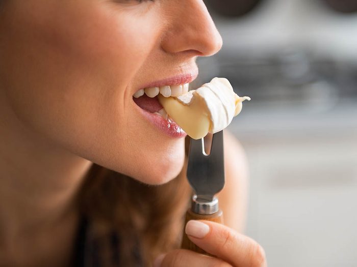 Les produits laitiers préviennent les caries dentaires.