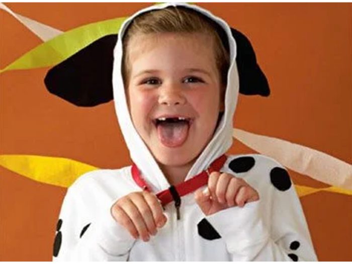 Costume de dalmatiens pour enfants.