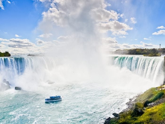 Les chutes du Canada ont celles de Niagara Falls, les plus célèbres