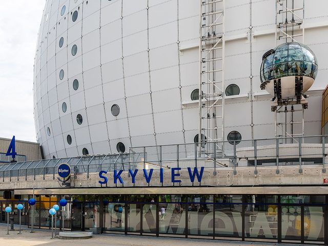 Le SkyView est l'un des ascenseurs fascinants  travers le monde.
