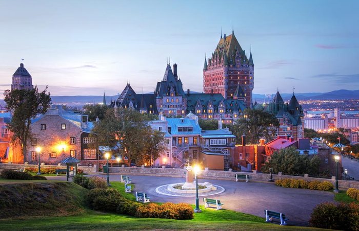 Lors d'un voyage au Canada, passez pas le vieux Québec.
