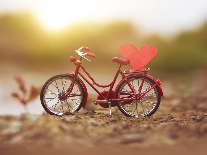 Faire du vélo 20 minutes par jour permet de protéger le coeur.