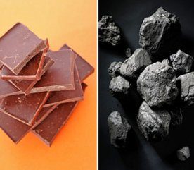 Le chocolat noir vous fait penser à du charbon?