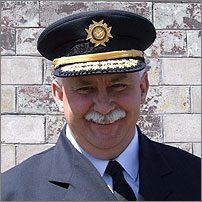 Lloyd MacIntosh, chef des pompiers Service des pompiers volontaires de North Sydney (Nouvelle-Écosse)
