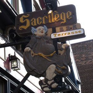7. Bar Le Sacrilège, 447 rue St-Jean