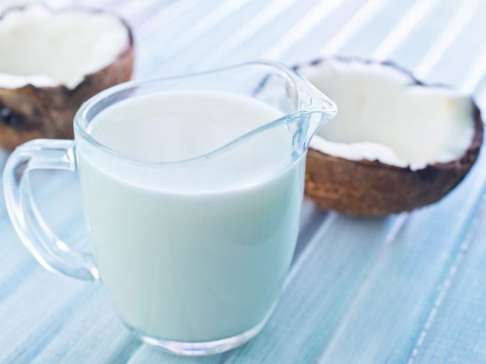 Les bienfaits du lait de noix de coco 