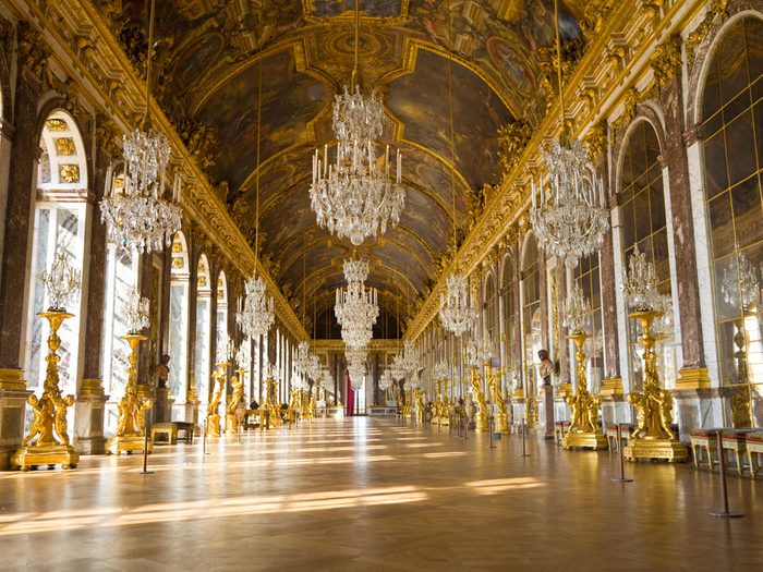  Le selfie le plus beau : la galerie des Glaces du château de Versailles