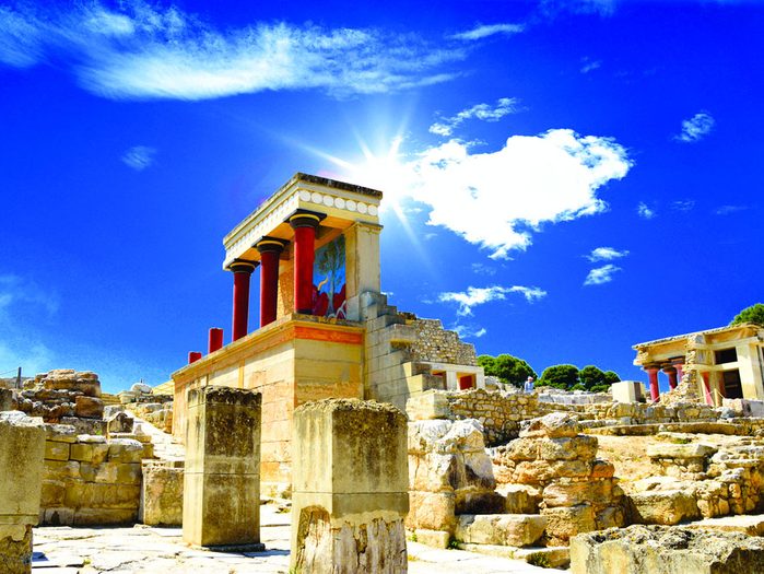 8. Le palais de Cnossos, Crète