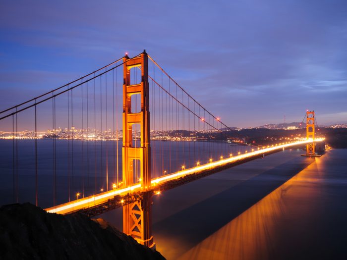 2. Le Golden Gate Bridge, San Francisco