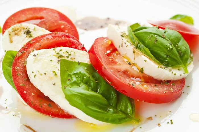 4. Salade de tomates et de mozzarella