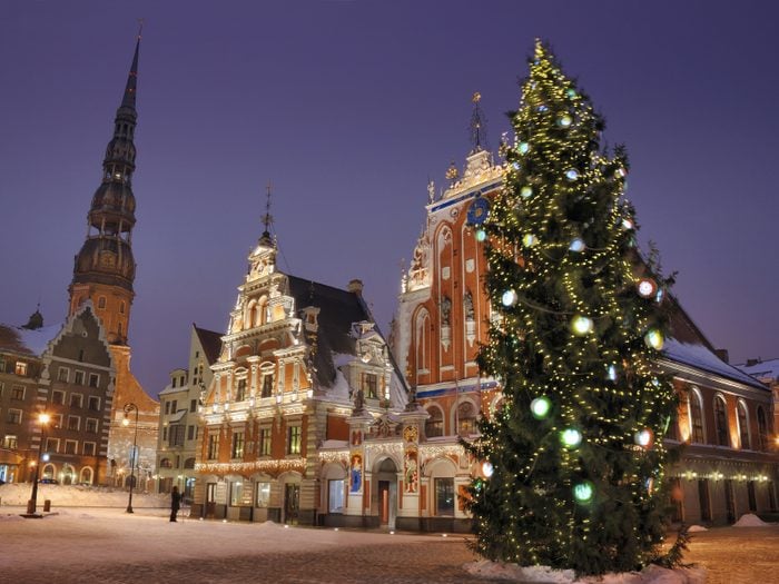 Noël en Lettonie
