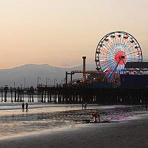 2. La plage de Santa Monica, Californie
