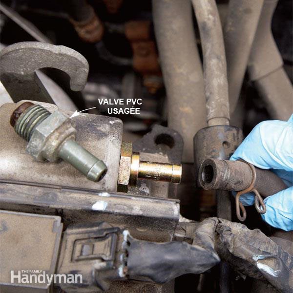 Vérifier l'état de la valve PVC de votre auto 