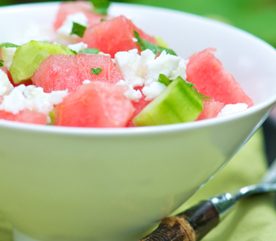 6. Salade de melon et de concombre