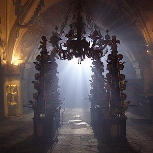 3. L'ossuaire de Sedlec, en République tchèque