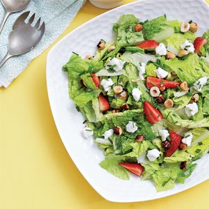 3. Salade de romaine et de fraises