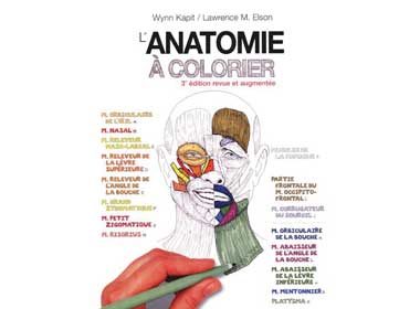 L'anatomie à colorier de Wynn Kapit et Lawrence M. Elson, éditions Edisem