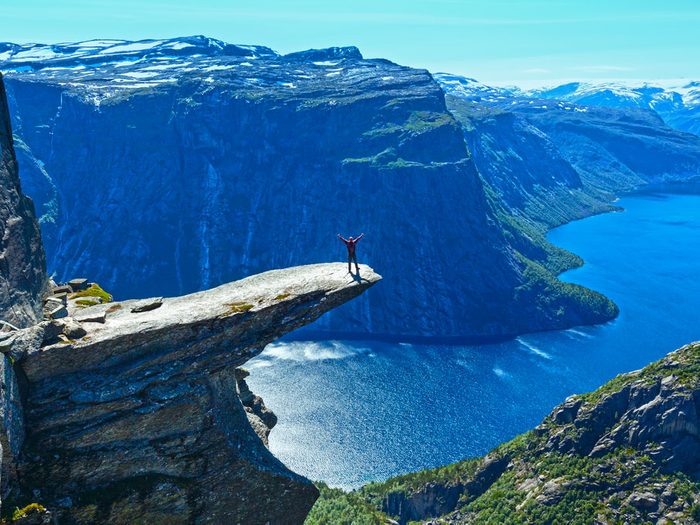  Le selfie le plus intrépide : Trolltunga en Norvège