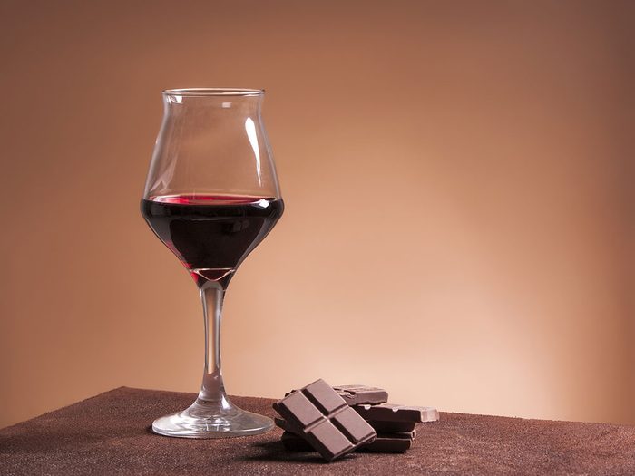 Vin et chocolat : bons pour la santé