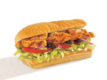 Sandwich au poulet grillé