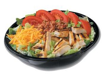 Salade BLT avec poulet grillé sur le feu de Burger King