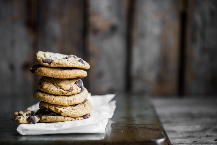 Des biscuits aux pépites de chocolat santé pour perdre du poids.