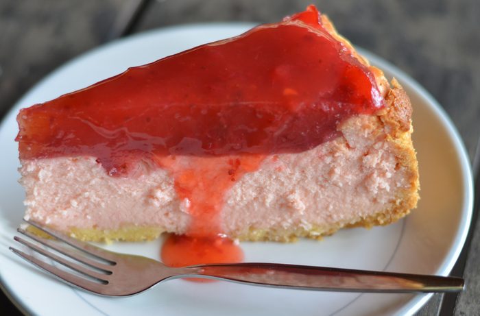 Une tarte congelée au yogourt et fraises pour perdre du poids.