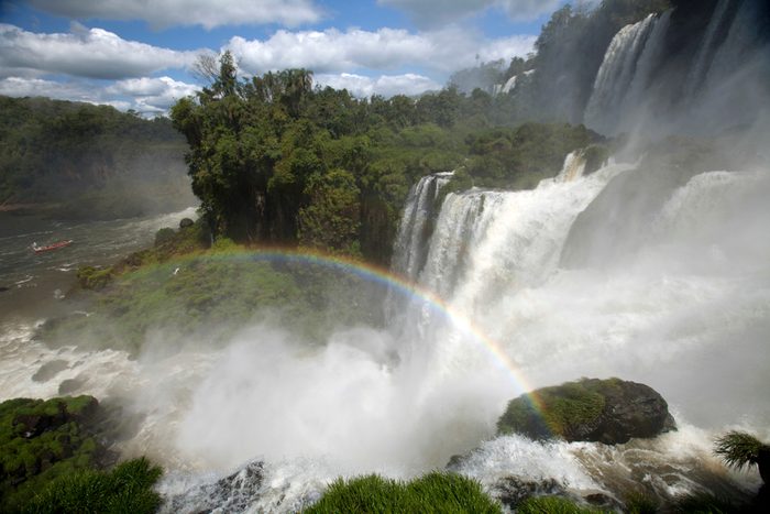 Les chutes d'Iguazú à la frontière de l'Argentine et du Brésil