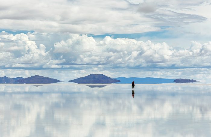Le désert de sel du Salar d'Uyuni en Bolivie